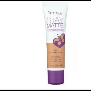 Rimmel Stay Matte Foundation,400 Natural Beige